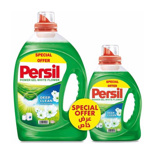 برسيل جل اخضر وايت فلاور 2.9لتر+ 1لتر