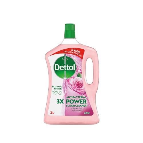ديتول X3منظف الارضيات 3لتر ورد
