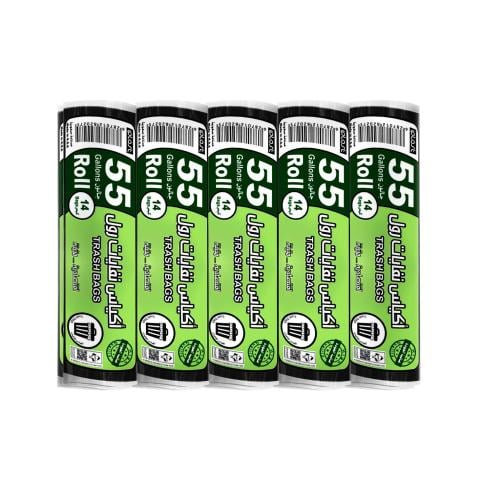 اى بلاست اكياس نفايات 55جالون10 رول × 14 كيس