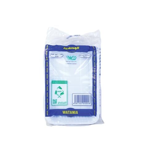 صحن بلاستيك الوطنية مستطيل رقم 3