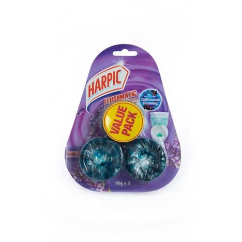 هاربيك منظف داخل المرحاض 50 غرام لافندر 2+1