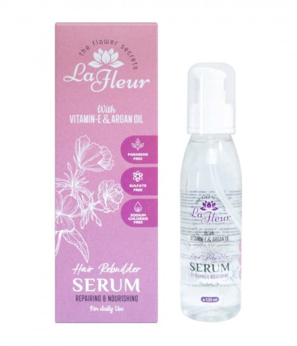 سيروم للشعر بفيتامين اي وزيت الارجان من لافلور - 120 مل