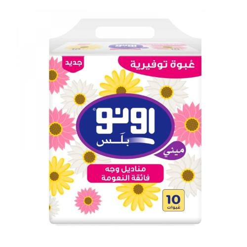 اونو بلس مناديل وجة ميني 180منديل×10عبوة