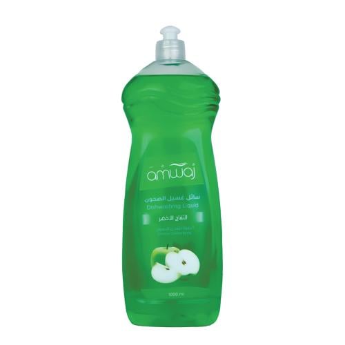 امواج سائل غسيل الصحون 1لتر التفاح الاخضر