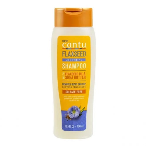 كانتو زبدة الشيا شامبو بذور الكتان لترطيب الشعر الجاف والهش 400 مل