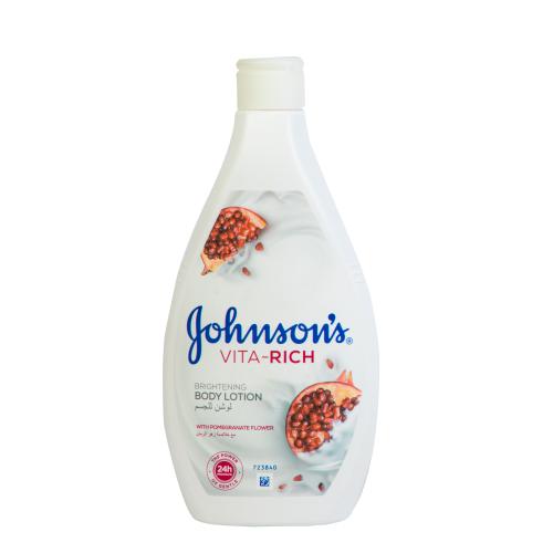 جونسون لوشن للجسم مع خلاصه زهرالرمان 400مل