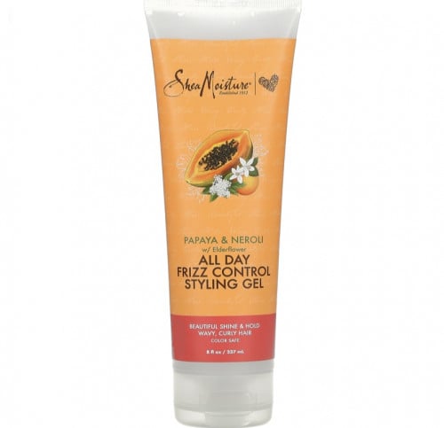 شيا مويستشر جل تصفيف للتحكم في التجعد طوال اليوم بالبابايا والنيرولي - 237 مل