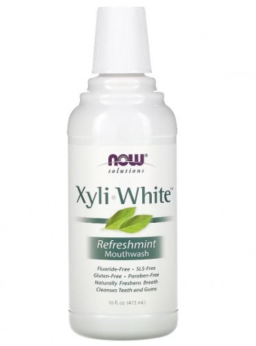 غسول الفم المنعش بالنعناع من ناو سلوشينز  473 مل