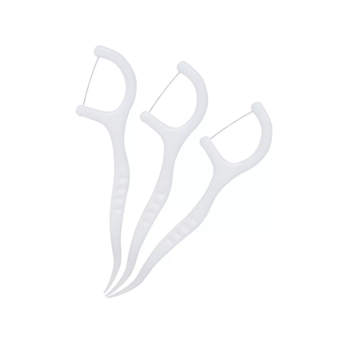 اعواد خيط بلاستيكية لتنظيف الاسنان- 40 قطعة