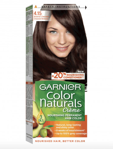 كولور ناتشرلز كريم صبغة دائمة شوكولاتة براوني 4.15 من غارنييه - 112 مل