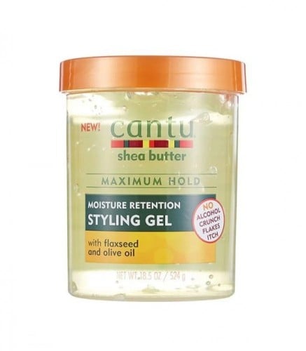 جل التصفيف زبدة الشيا من كانتو للحد الأقصى للاحتفاظ بالرطوبة مع بذور الكتان وزيت الزيتون،524g