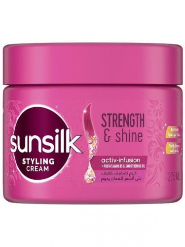 كريم تصفيف الشعر قوة ولمعان بالبروفيتامين ب5 من صانسيلك 275 مل