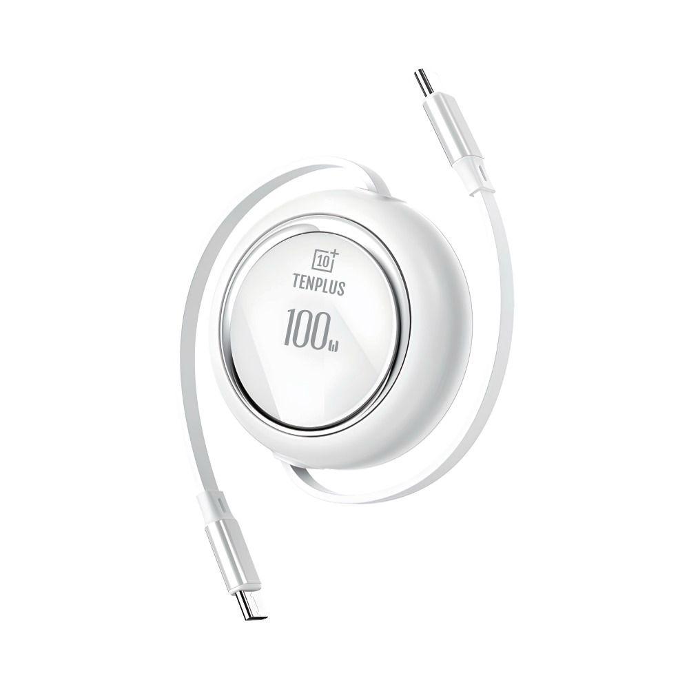 كابل شحن قابل للسحب من نوع Tayp-c احترافي - شحن سريع 100 واط، متوافق مع أجهزة الأيفون 15 & 16 وأجهزة آندرويد