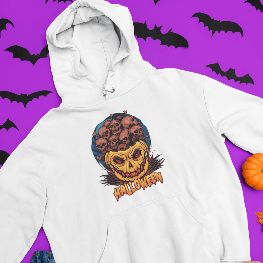 Halloween digital print hoodie