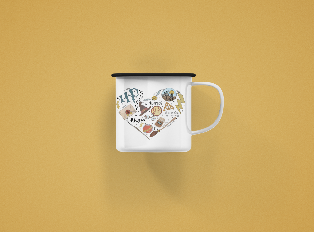 كوب بتصميم هاري بوتر