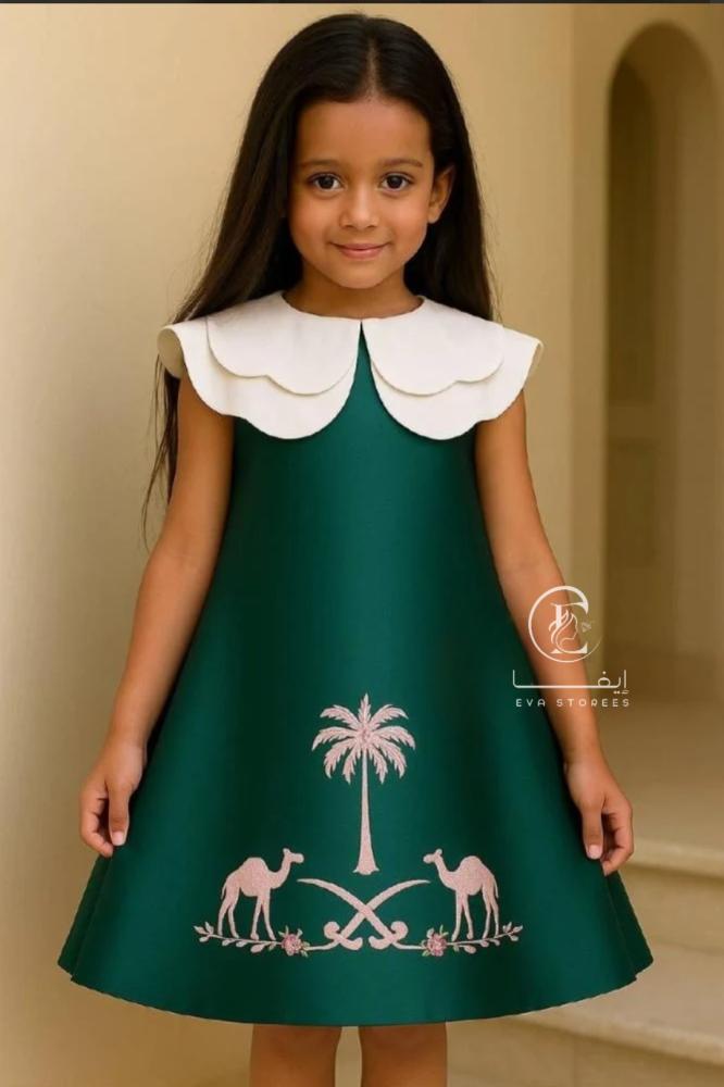 فستان اليوم الوطني2025 انيق وعصري