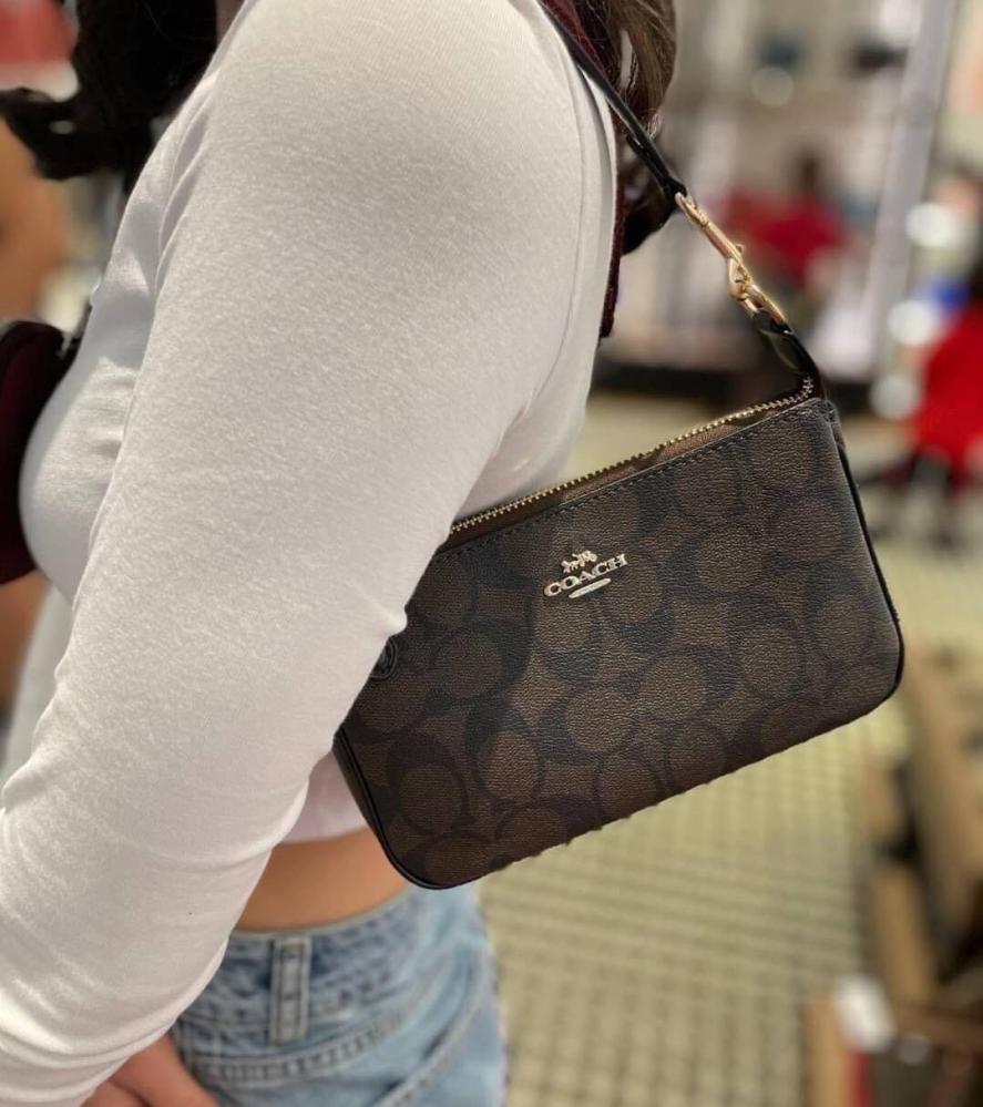 Odac Dkny Black Chain Strap Shoulder Bag شنطة كوتش ميني بني مع