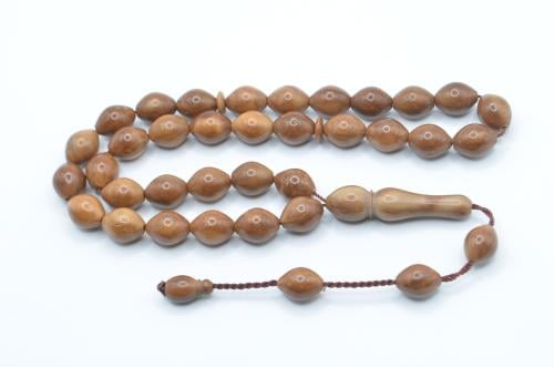 سبحة من خشب الكوك خراطه تركية مسباح ناعم