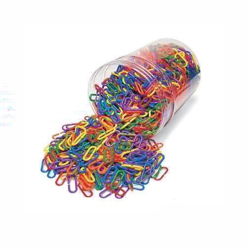 مشابك بلاستيك ملونة 400 قطعة