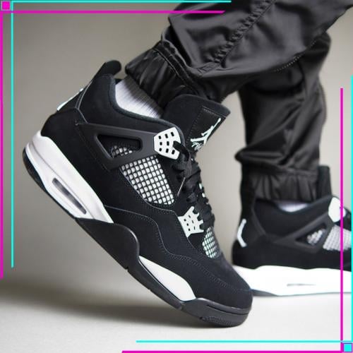 Jordan 4 Retro White Thunder