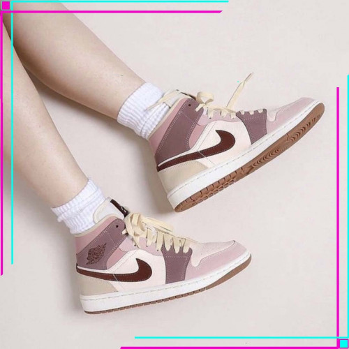 Jordan 1 Mid Dark Pony Smoky Mauve