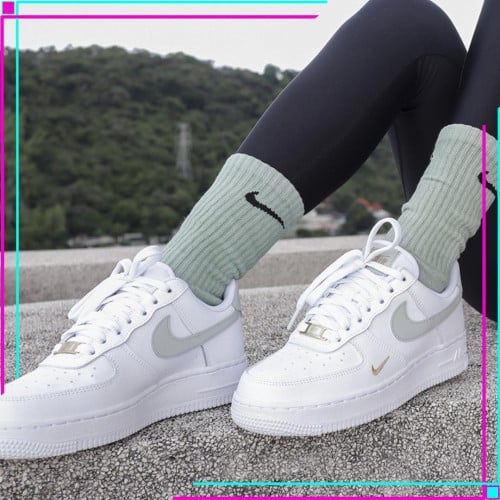 Air Force 1 Low White Grey Gold