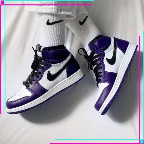 Jordan 1 Retro High Court Purple White