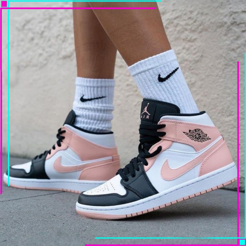 Jordan 1 Mid Crimson Tint
