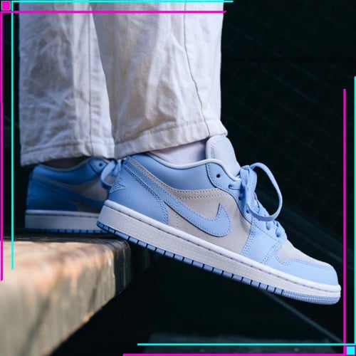 Jordan 1 Low Football Grey Aluminum