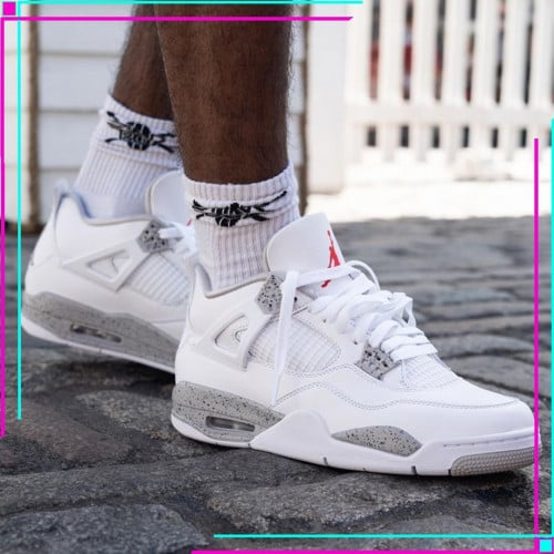 Jordan 4 Retro White Oreo