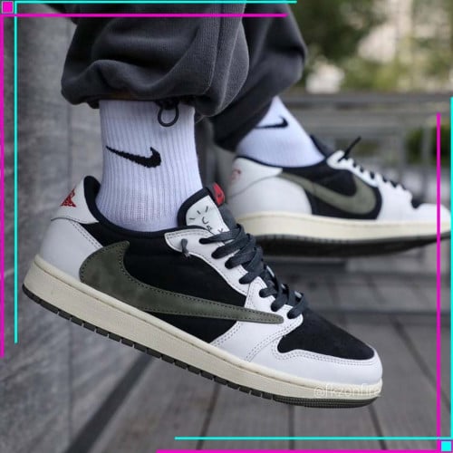 Jordan 1 Retro Low OG x Travis Scott Olive