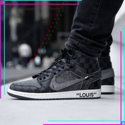 Jordan 1 x Off White x LV Black