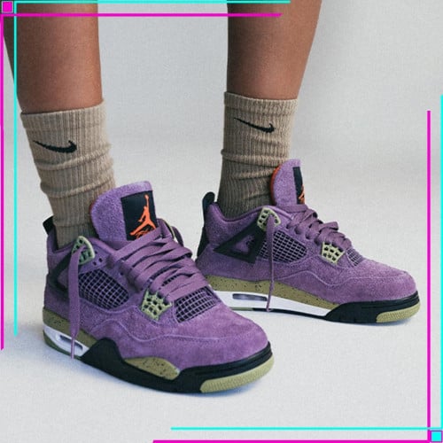 Jordan 4 Retro Canyon Purple (W)