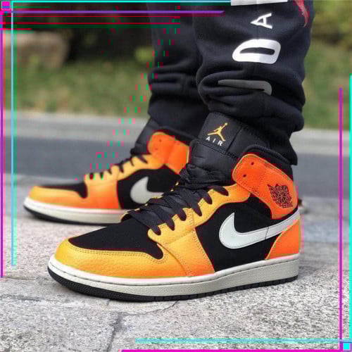 Jordan 1 Mid Black Cone