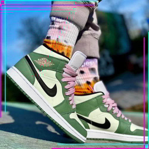 Jordan 1 Mid SE Dutch Green