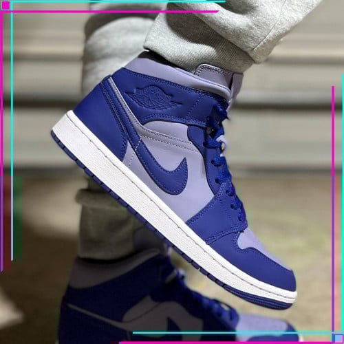 Jordan 1 Mid SE Iron Purple