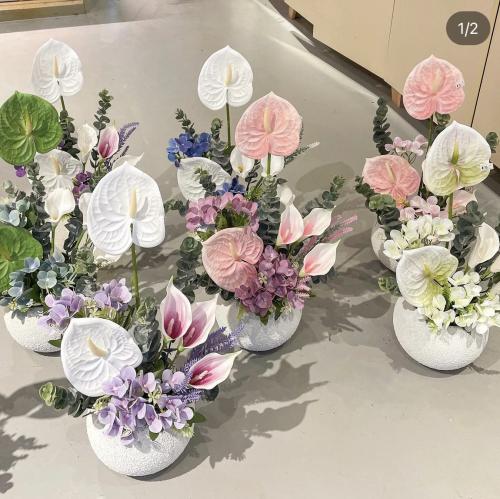 فازه ورد صناعي