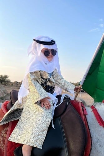 طقم ولادي يوم التأسيس (زي تراثي نجد )