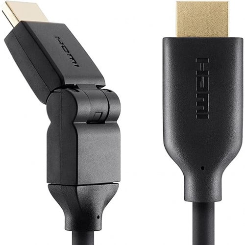 سلك HDMI عالي السرعه 4K مزود بموصل قابل للانحاء من...