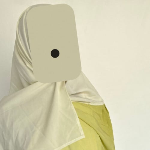 شرشف صلاة بدون سحاب مموج باللون الاخضر