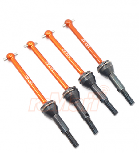 Yeah Racing Front and Rear Universal Shaft Set 45mm 42mm For HPI RS4 Sport3 Orange RSS3-006OR