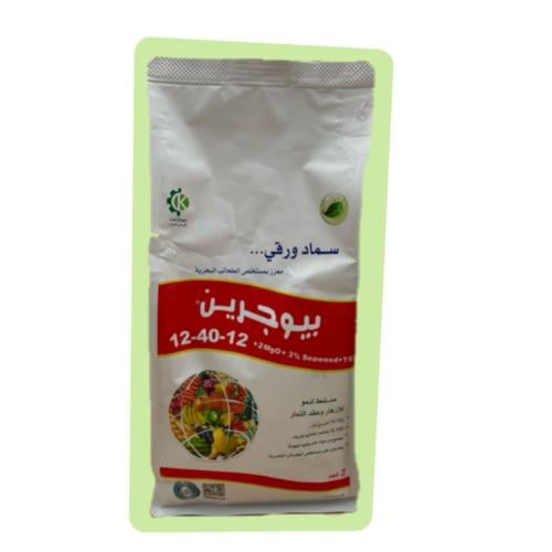 بيوجرين سماد ورقي ( 12 / 40 / 12 ) عبوة 2 كغم