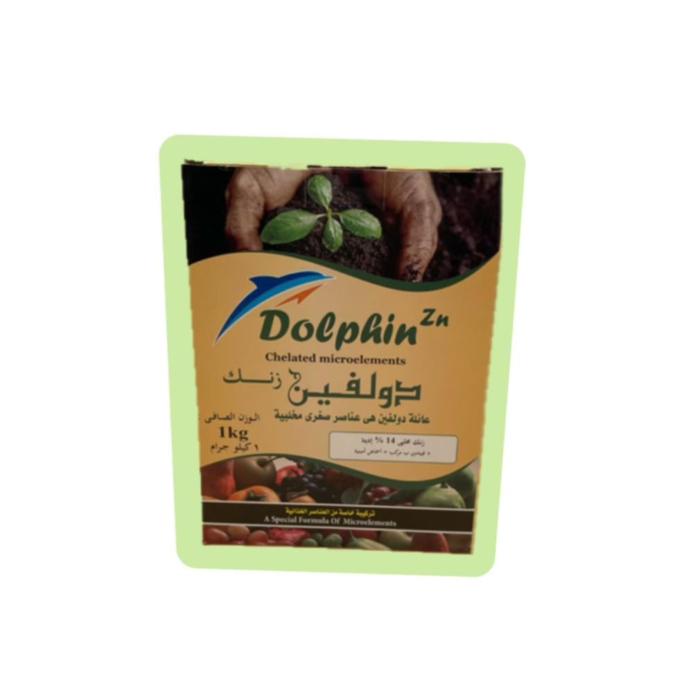 سماد دولفين شيلات زنك عبوة 1 كغم