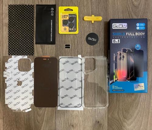 بكج حماية ايفون 12 8*1 شركة GLOU