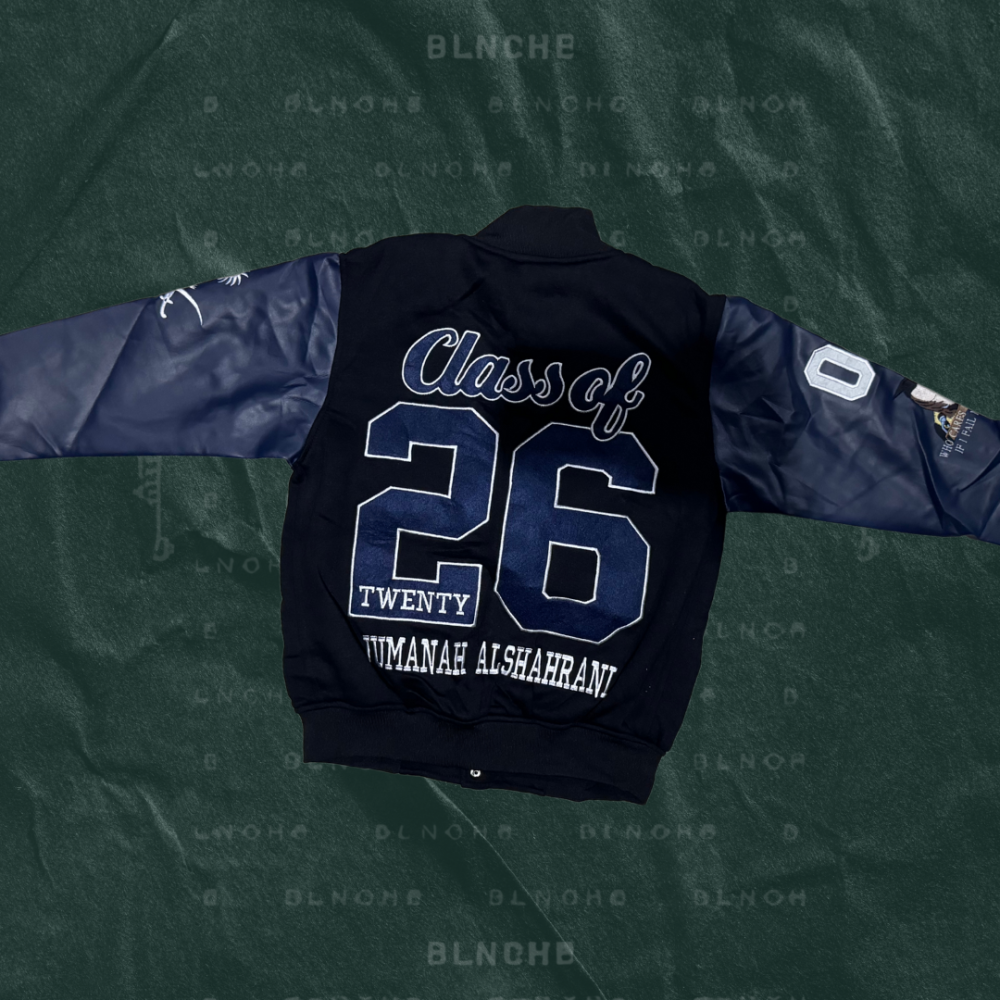 جاكيت تخرج تطريز تصميم مخصص