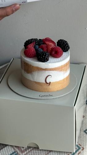 كيكة جاناش توت | Berry Ganache Cake