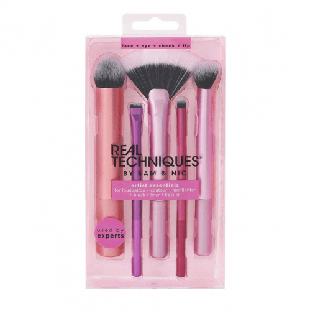 مجموعة فرش المكياج الاساسية من ريل تكنيك - 5 فرش