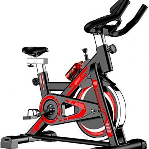 دراجة تمارين هوائية ثابتة احمر Spinning Bike Red