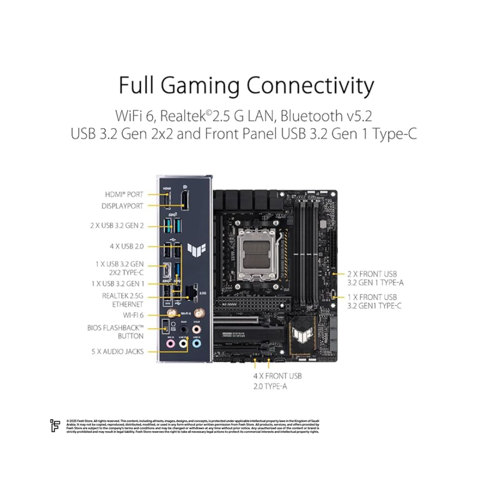 ASUS - Scheda Madre PRIME B650-PLUS Socket AM5 Chipset AMD B650 ATX - Foto 5