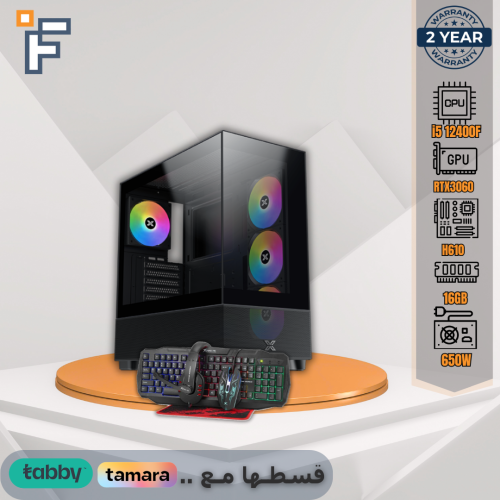 تجميعة بي سي RTX 3060 - I5 12400F